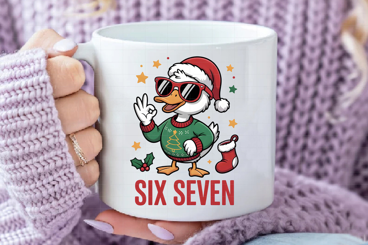 Funny Christmas Goose Six Seven 67 P, an Illustration by Daily.Designs (Photo 3 of 5)