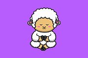 Cute Animal Meditating Pack Cartoon, an Animal Illustration by Artstorystudio (Thumbnail 3 of 5)