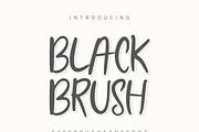 Black Brush | Sans Handwritten, a Sans Serif Font by MaxArt Foundry (Thumbnail 1 of 4)