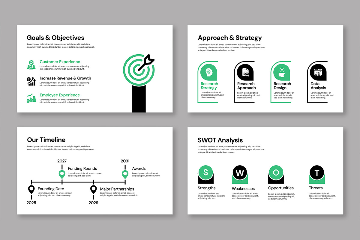 Case Study Presentation Template preview 4