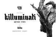 Killuminati - Gothic Type, a Font by ikiiko (Thumbnail 1 of 7)