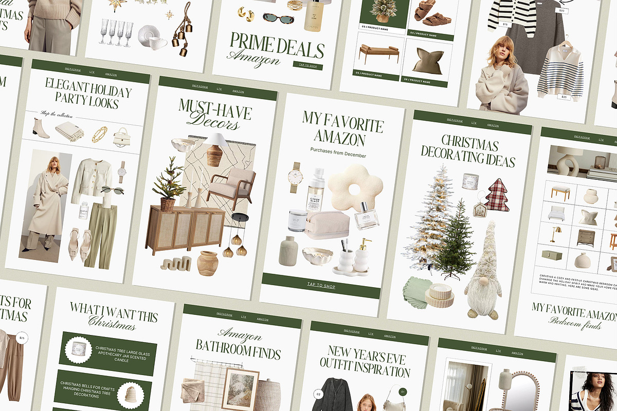 40 Christmas LTK Instagram Story, a Social Media Template by Amaré Creative (Photo 2 of 6)