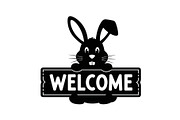 Cute Easter Bunny Silhouette bundle, an Illustration by Artivon (Thumbnail 51 of 51)