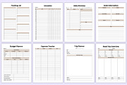 Travel Planner Bundle Canva Kdp, a Stationery Template by Mustafiz (Thumbnail 3 of 5)
