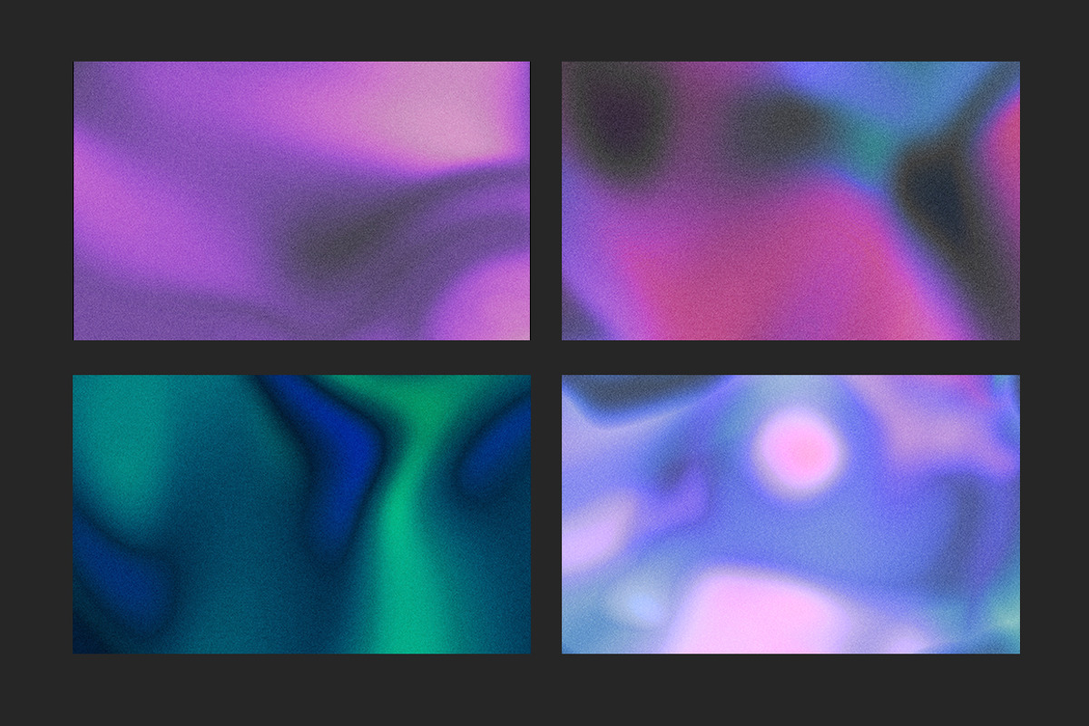 Soft - 8 Grainy gradients, a Texture Graphic by ghost friend's shop (Photo 2 of 3)