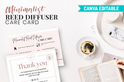 Minimalist Reed Diffuser Care Card, a Templates & Theme by Snapybiz (Thumbnail 8 of 10)