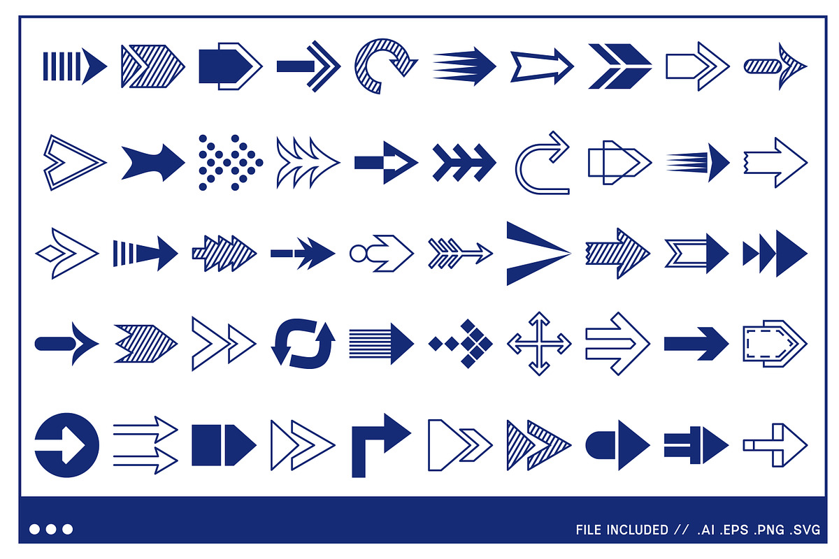 Arrow Icon Vector Pack, an Icon by Tekuni (Photo 7 of 14)