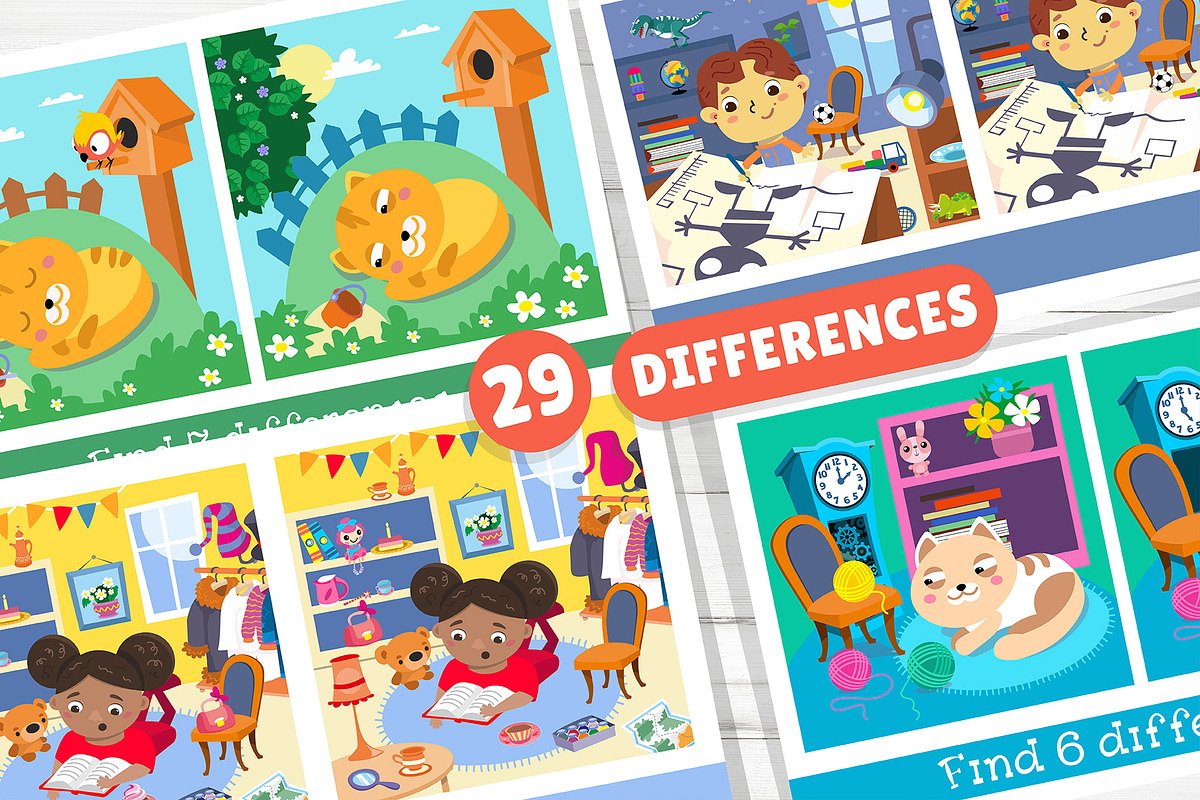 Funny Activities for Kids Book 2, an Education Illustration by ArtyCats (Photo 4 of 10)