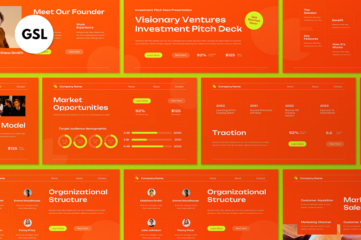 Business Investment Google Slide, a Presentation Template by graphicook (Photo 1 of 4)