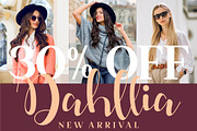 Dahllia Claire Script LS, a Script Font by GranzCreative (Thumbnail 9 of 20)
