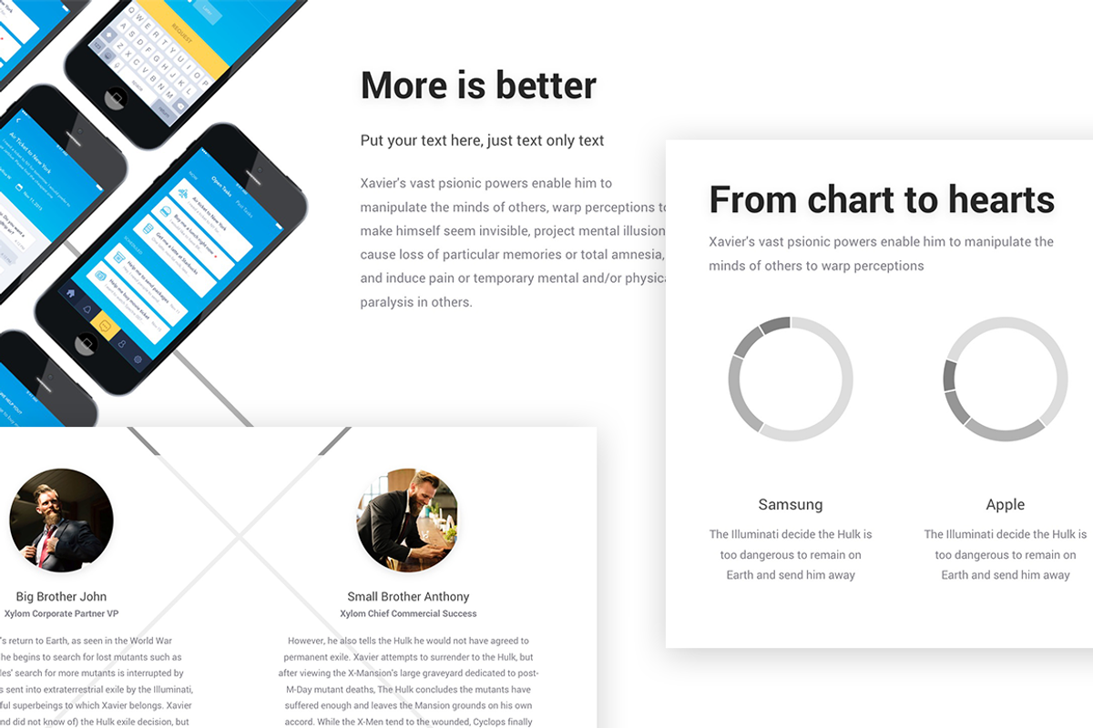 Xylom Clean PowerPoint Template, a Presentation Template by Projectile (Photo 2 of 8)