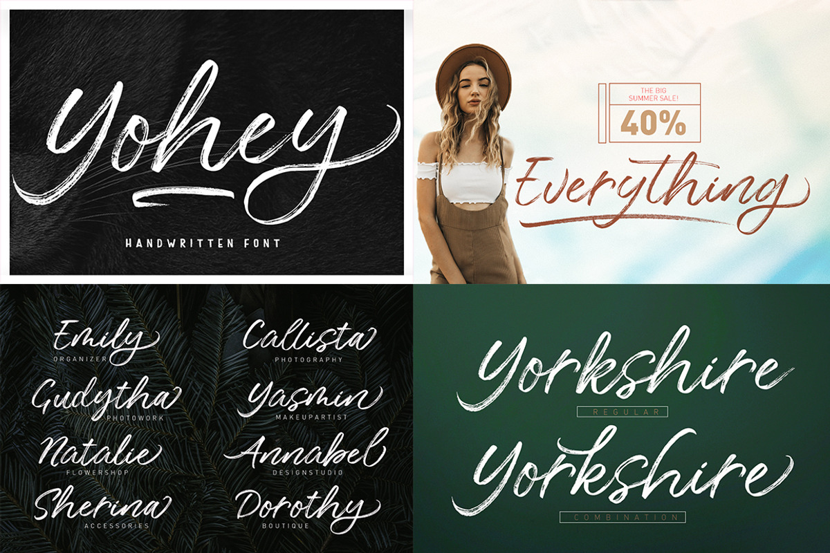 The brilliant fonts bundle, a Script Font by Franstudio (Photo 16 of 20)