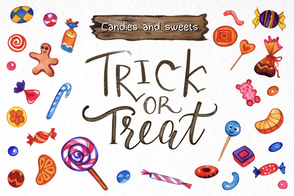Halloween Watercolor Super Pack, an Animal Illustration by Warm Hearted Studio (Photo 6 of 10)