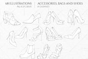 Accessories, Bags and Shoes, an Object Illustration by GVGraphics (Thumbnail 3 of 7)