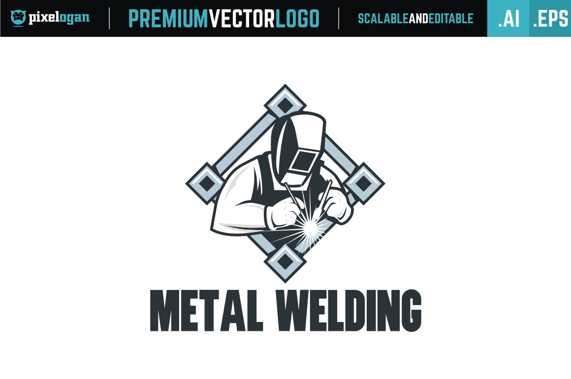 Metal Welding Logo, a Branding & Logo Template by pixelogan