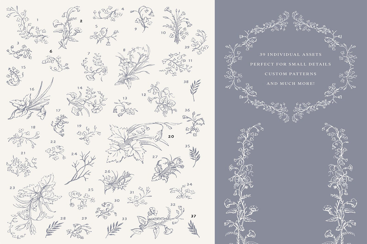 Procreate Chinoiserie Florals, a Brush Add-On by Century Library (Photo 3 of 8)