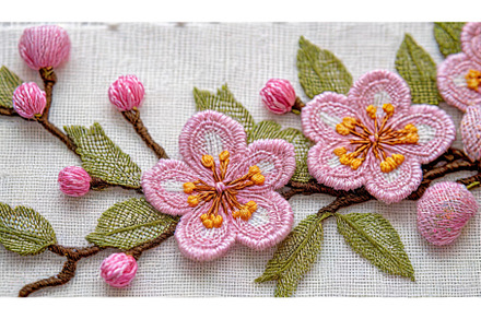 Close-up embroidery of cherry, a Nature Photo by Igor Tichonow