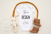 Baby Bodysuit Vest Mockup JPG, a Beauty & Fashion Photo by SC Photography & Design (Thumbnail 1 of 2)