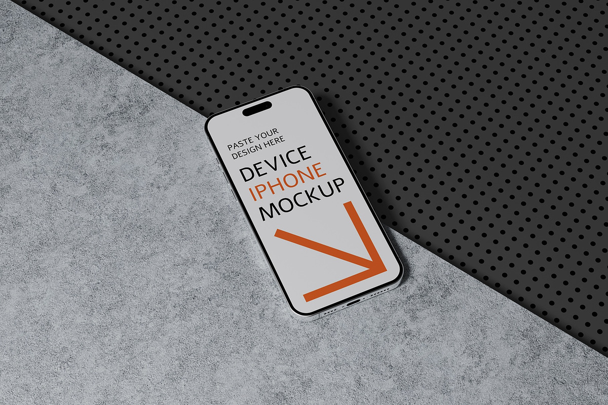 iPhone Mockup, an iPhone Mockup by UFR_GRAPHIC (Photo 3 of 4)