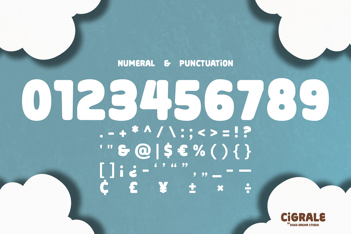 Cigrale - Rounded Playful Font, a Sans Serif Font by Huge Dream Studio (Photo 6 of 11)