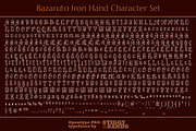 Bazaruto Iron Hand Family, a Font by Stiggy & Sands (Thumbnail 6 of 7)