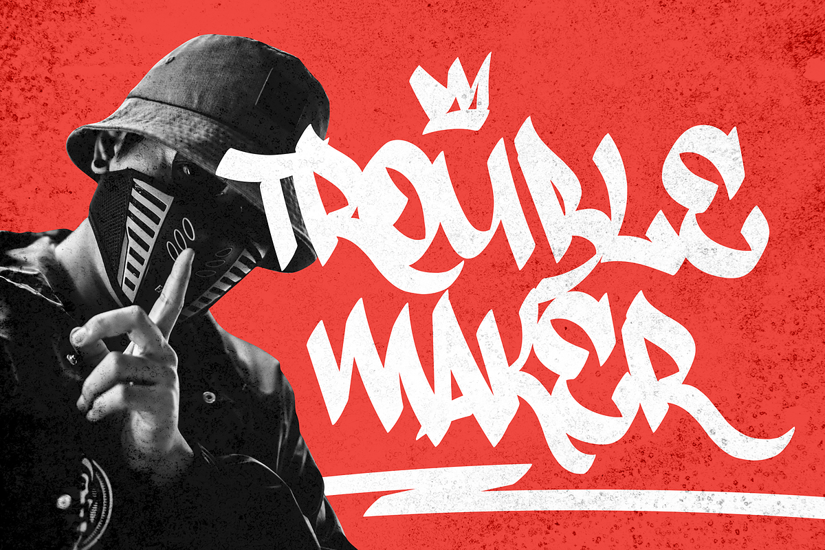 Darksite - Urban Graffiti Font, a Blackletter Font by figuree studio (Photo 2 of 8)