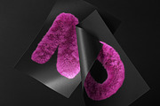 Pink Fur Font, a Font by Handmadefont (Thumbnail 8 of 9)