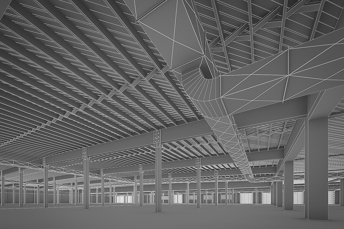 Art Deco Industrial Interior, an Architecture 3D Model by 3DNUTS (Photo 11 of 12)