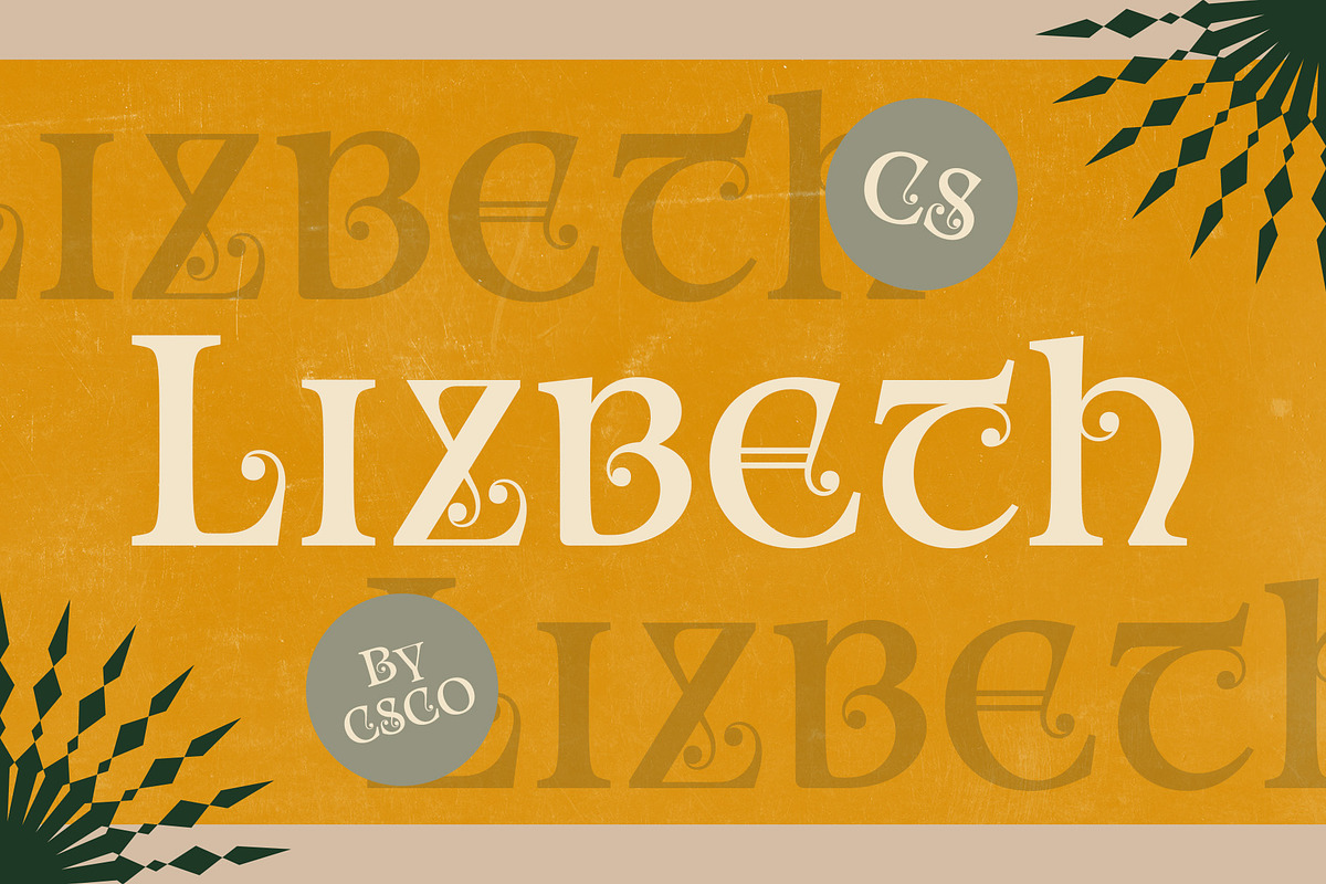 CS Lizbeth – Uncial Font, a Sans Serif Font by Craft Supply Co. (Photo 1 of 8)