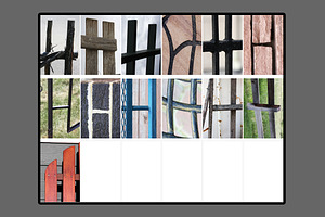 Alphabet Photography Letter H