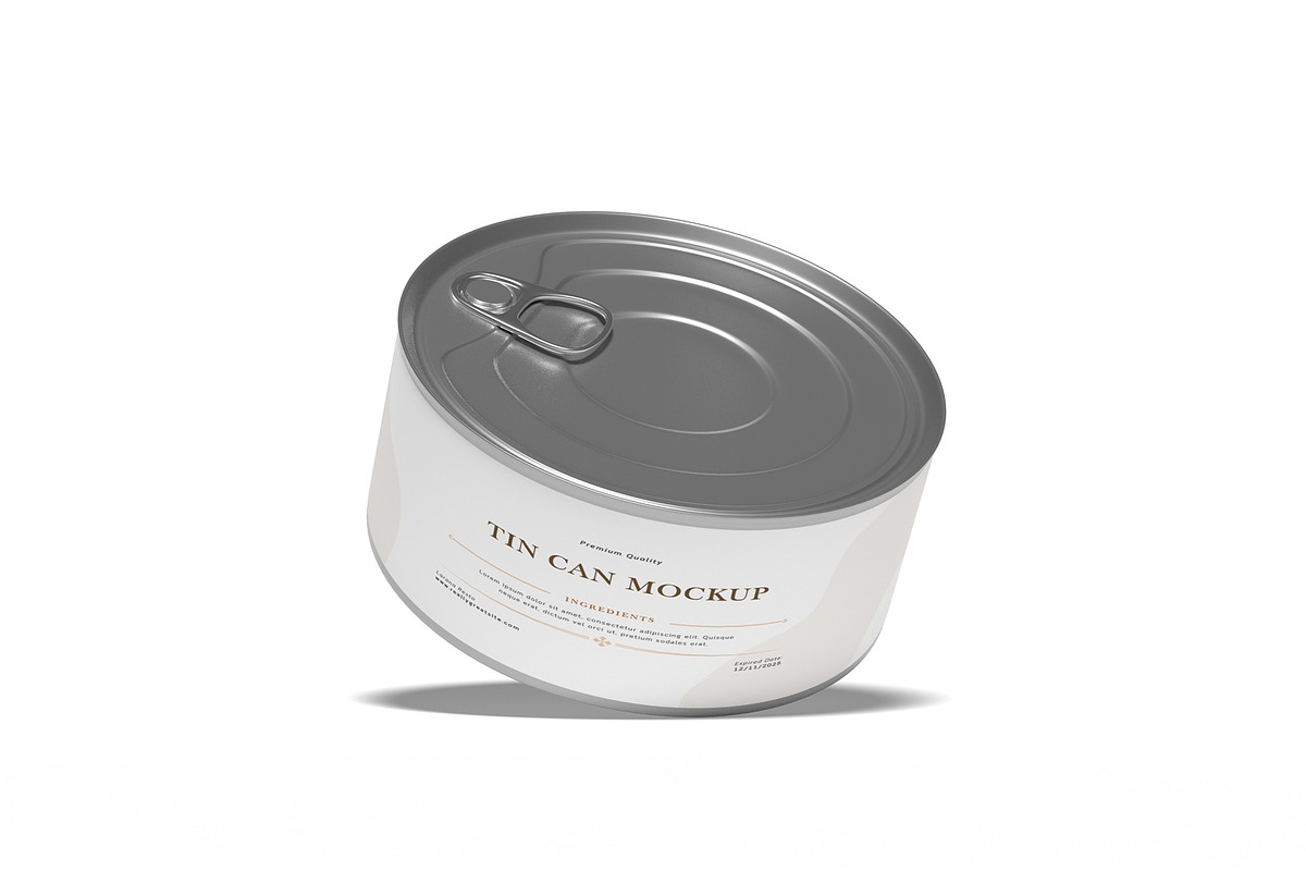Food Tin Can Mockup, a Packaging Mockup by suciamairastd (Photo 4 of 5)