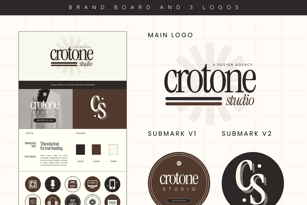 Canva Modern Branding Kit Template, a Branding & Logo Template by Branding Babe Co. (Photo 3 of 9)