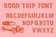 Road Trip Hand Lettered Font, a Font by Liz Kohler Brown (Thumbnail 4 of 5)