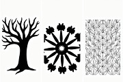 Decorative Tree Floral Nature Tile, a Decorative Illustration by Artivon (Thumbnail 9 of 23)