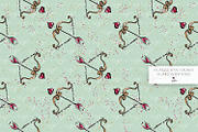 Valentine Doodles Seamless Patterns, a Pattern Graphic by KaramfilaS (Thumbnail 15 of 18)