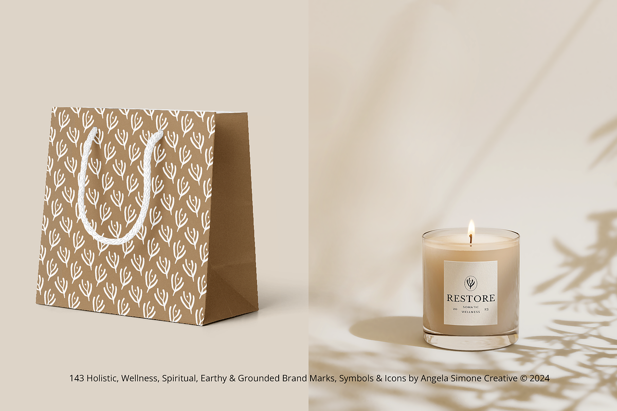 Holistic Wellness Spiritual Icons, a Solid Icon by angela simone creative (Photo 2 of 11)