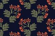 Delonix regia pattern, a Pattern Graphic by elyomys (Thumbnail 1 of 3)