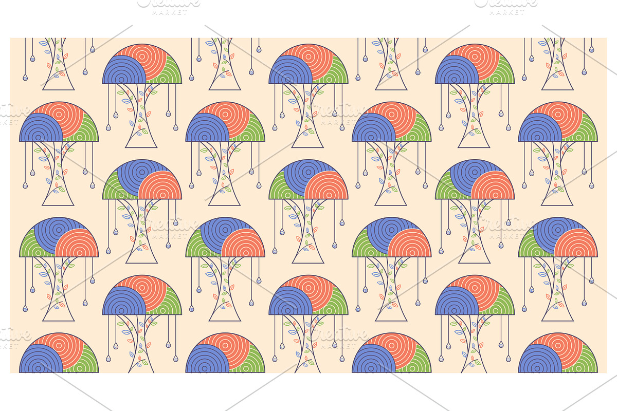 Repeating Pattern, a Decorative Illustration by Creative Backgrounds