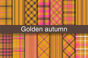#39 Golden Autumn Backgrounds, a Pattern Graphic by Plaid4You (Thumbnail 1 of 7)