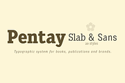 Pentay Slab -5 styles-, a Serif Font by deFharo (Thumbnail 6 of 6)