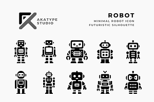Robot Icon Vector, an Icon by Akatype Studio