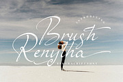 Brush Renytha, a Script Font by Integritype Studio (Thumbnail 1 of 10)