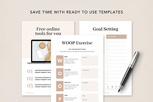 Coaching Worksheet Bundle For Canva