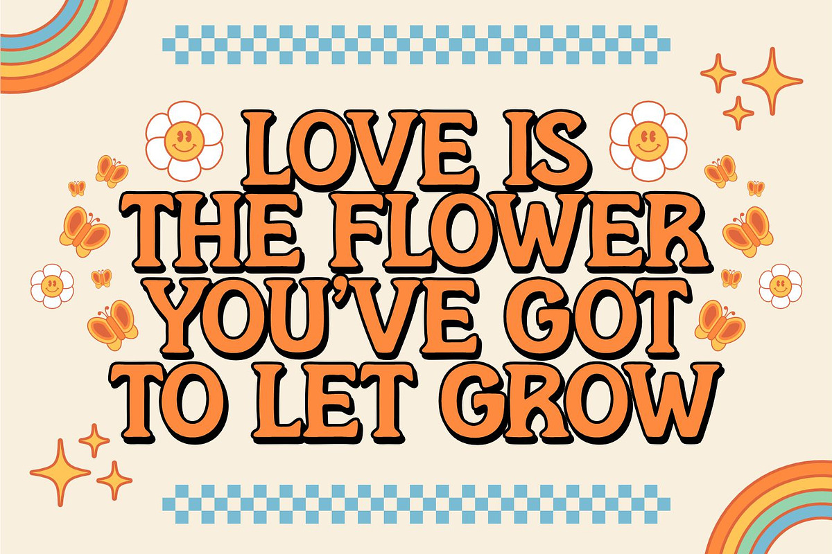 Retro Groove - Retro Font, a Serif Font by Keithzo (Photo 2 of 7)