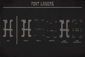 Colchester Label Typeface