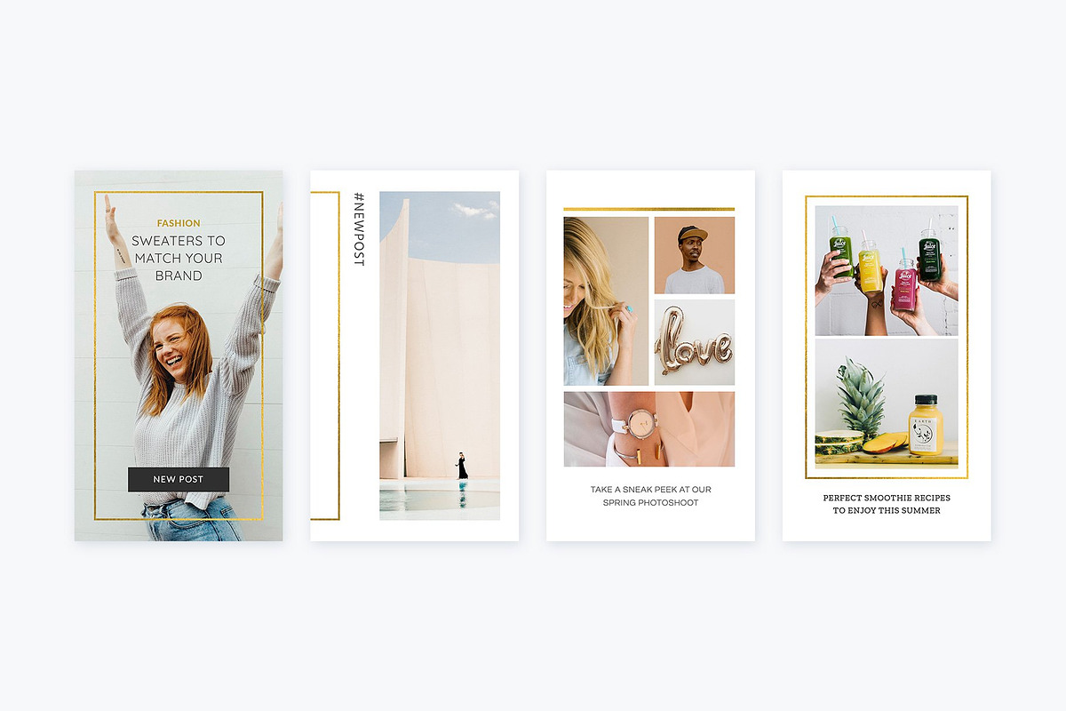 Instagram Stories Gold | CANVA, a Social Media Template by Poego Social (Photo 6 of 12)