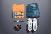 Men's Crew Neck T-shirt Mock-up, a Shirt Mockup by Mint Pixels (Thumbnail 7 of 7)