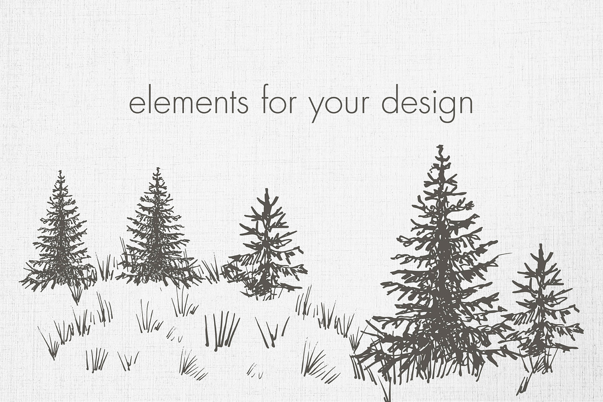 Mountains. Sketch landscape., an Illustration by Canatic (Photo 5 of 6)