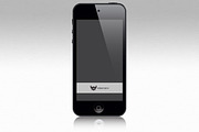 Apple iPhone 5 Vector Mockup, an iPhone Mockup by Inconcept Media Arsenal (Thumbnail 2 of 2)