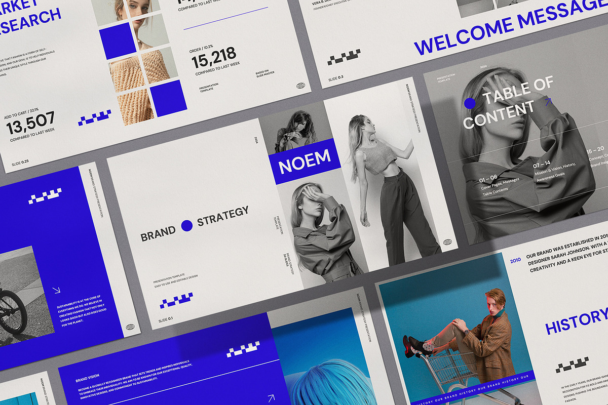 Noem Brand Strategy - Powerpoint, a Presentation Template by Surotype (Photo 1 of 10)